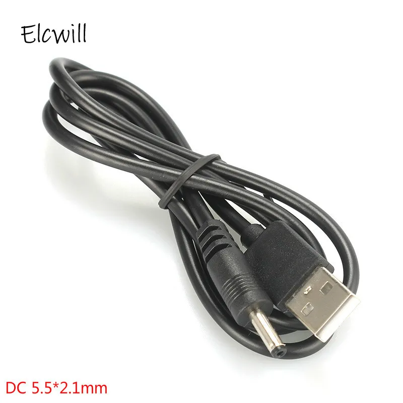1 м DC 5,5 мм кабель питания 3 фута DC5.5 * 2,1 мм разъем USB зарядное устройство Шнур для небольших электронных устройств аксессуары источник питания
