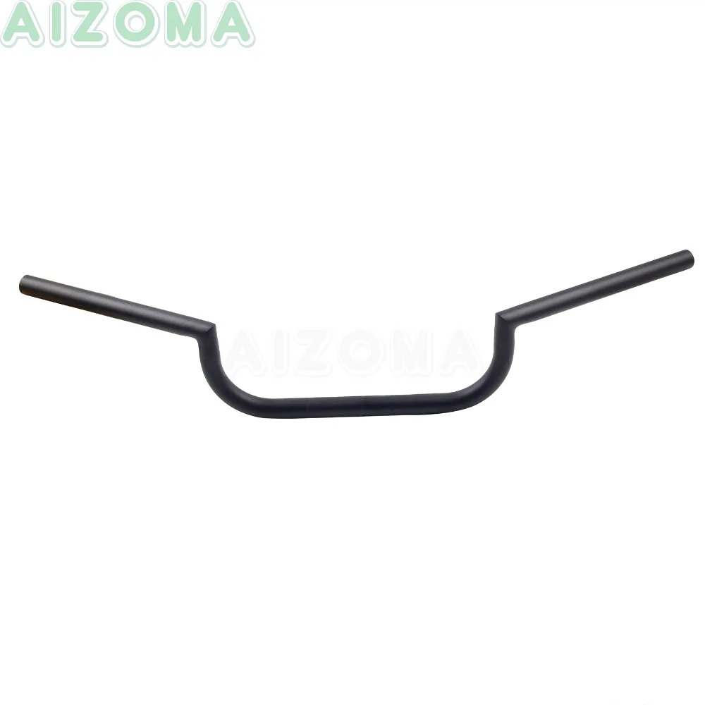 Мотоцикл черный 7/" дюймов 22 мм руль 4" Rise Drag Bar для Honda Yamaha Suzuki Kawasaki Harley Chopper Bobber Кафе Racer