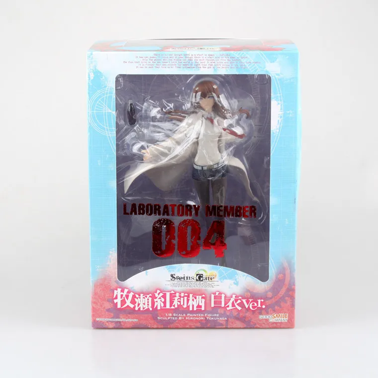 Steins Gate Makise Kurisu лабораторный член 004 1/8 масштаб окрашенная фигурка Коллекционная