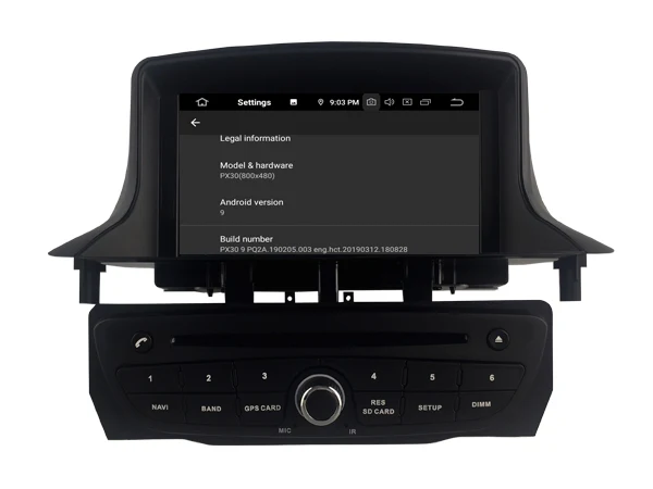 Четырехъядерный Android 9 0 автомобильный dvd плеер для RENAULT Fluence аудио мультимедиа gps