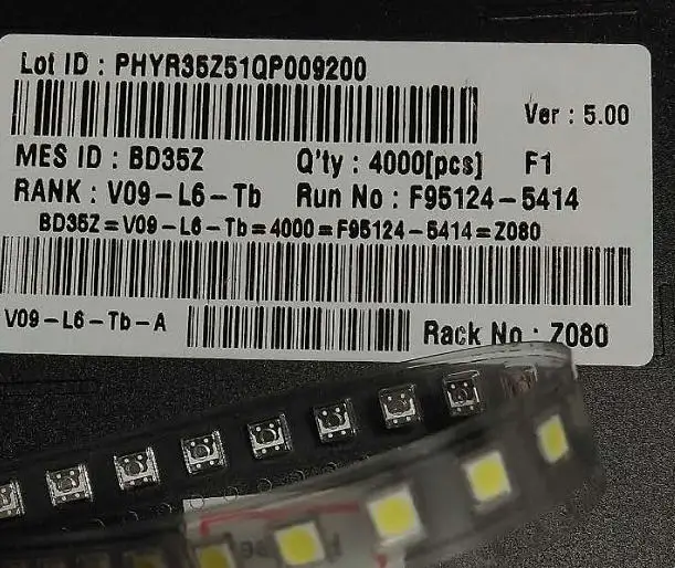 Бесплатная доставка 100 шт./лот оригинальный latwt391rzlzk SMD СВЕТОДИОДНЫЙ 3535 6 в холодный