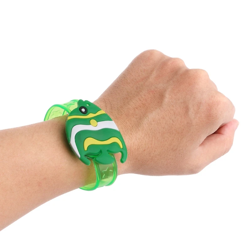 

Xmas Gift Children Kids LED Light Glow Luminous Wrist Band Cartoon Bracelet Toys Kids Watch Toy