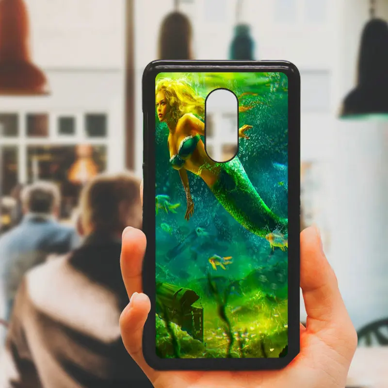 Чехлы для мобильных телефонов beauty Little Mermaid Жесткий ПК чехол Xiao mi Red 3X 6 5 5S плюс