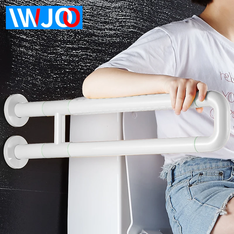 Поручни IWJOO из нержавеющей стали для туалета настенное крепление поручней ванной