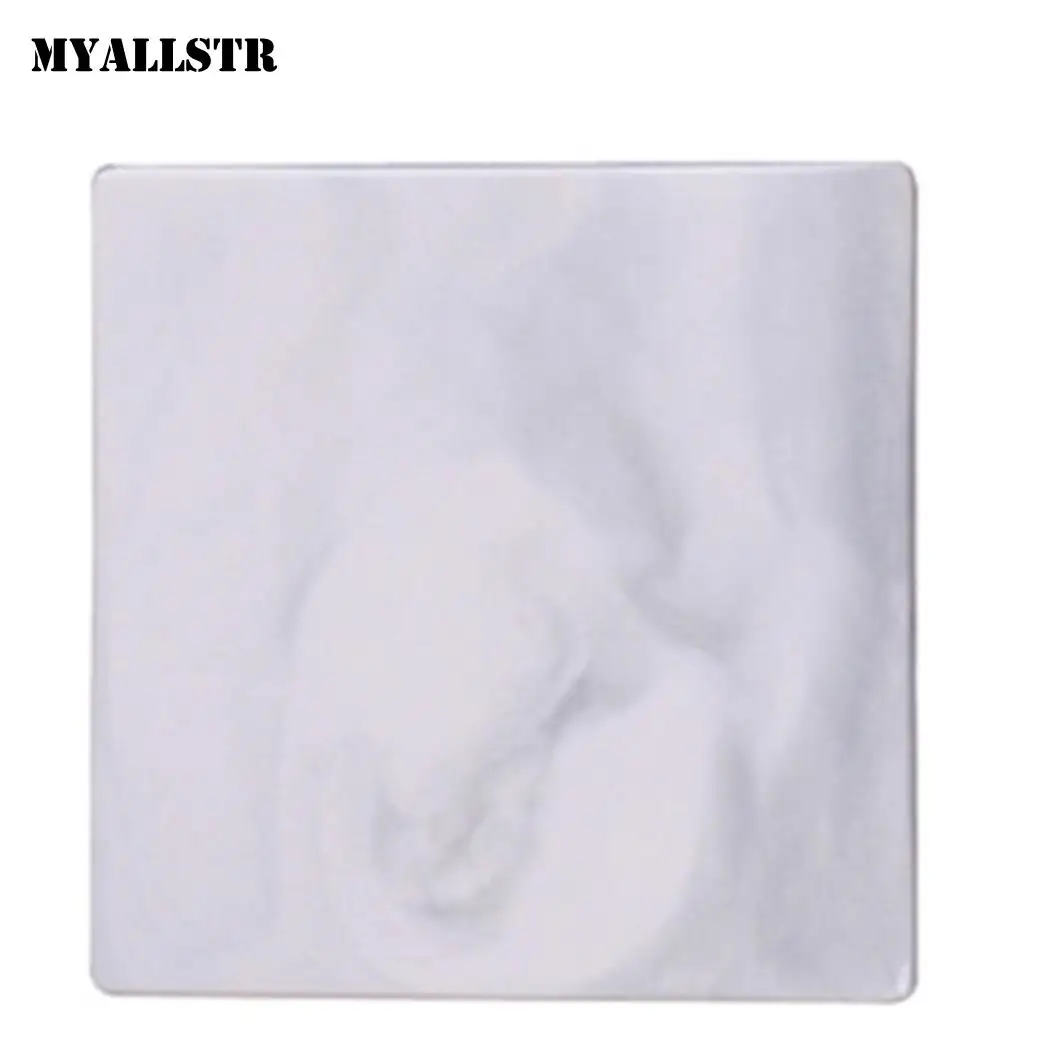 Marble Pattern Coaster Irregular Square Round Coffee Ceramic Cup Insulation Home | Дом и сад