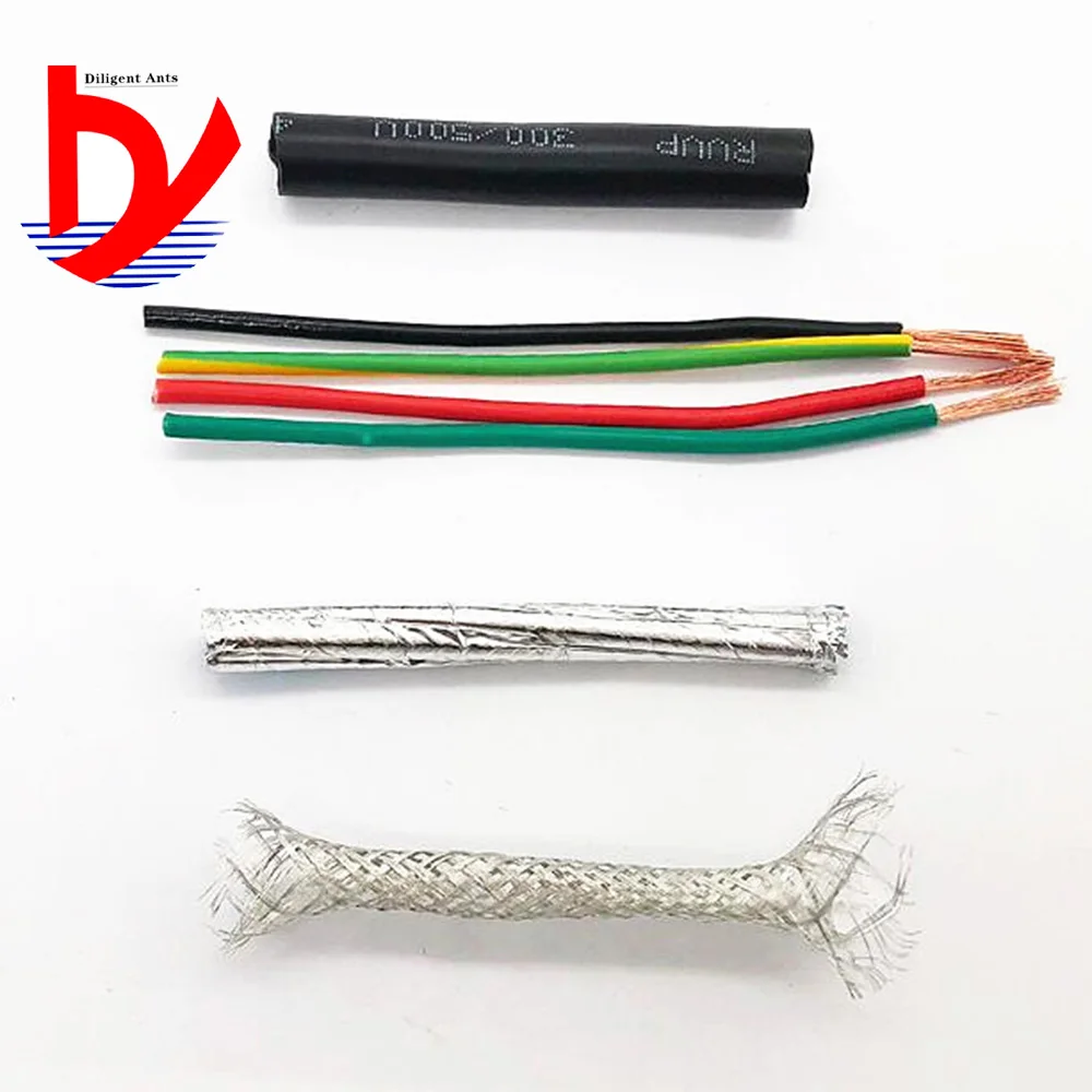 Слойной обмоткой стекловолокном 18AWG 0.75mm2 мульти-защищаемый сердечник кабеля RVVP 2/3/4/5/6/7/8/10/12/14/16/20/24 анти-помех линии управления signa