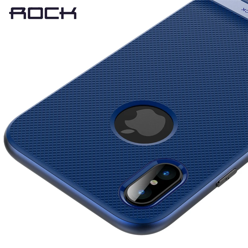 Royce Series для IPhone X случае рок-чехол телефона iPhone задняя крышка Роскошные Hybrid PC + TPU
