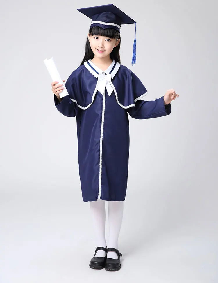 Детское студенческое платье для девочек и мальчиков градиентный костюм доктора