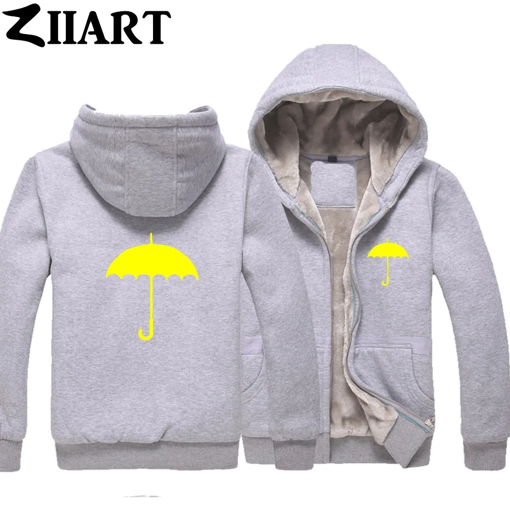 HIMYM желтая пара зонтиков одежда для девочек и женщин на молнии Осень зима плюс