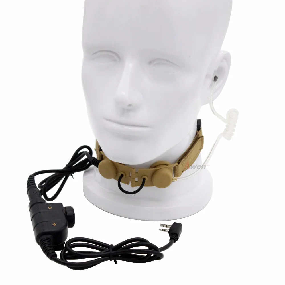 Z тактическая горловина Mic Z003 гарнитура с Silynx PTT для BaoFeng UV 5R 5RA 5RE 5X Retevis H777 TYT Walkie