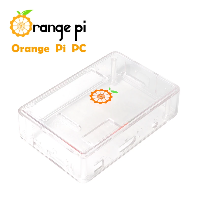 Оранжевый Pi PC SET2: оранжевый Pi PC+ прозрачный ABS чехол с поддержкой Android, Ubuntu, Debian