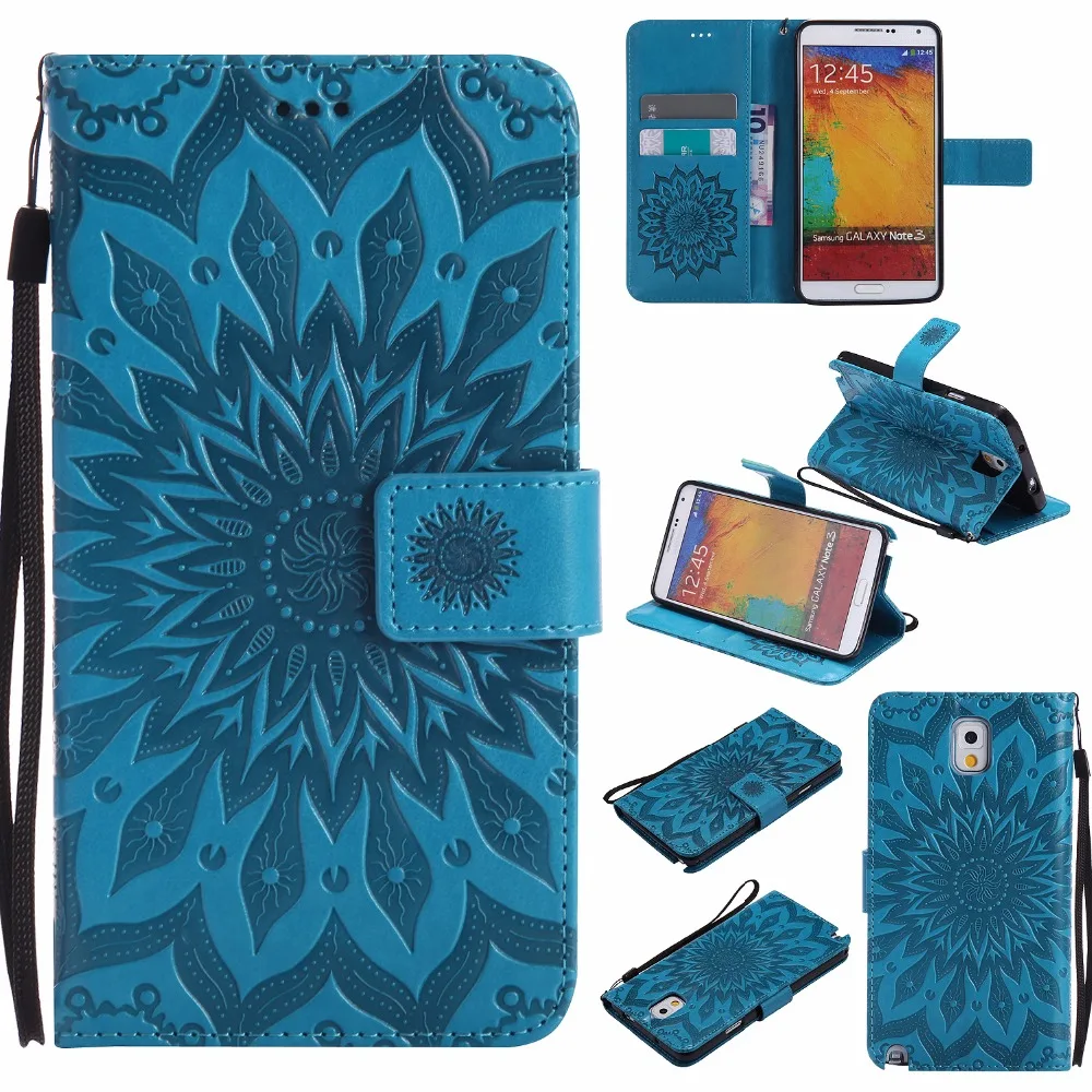 For coque Samsung Note 3 Case Fundas Galaxy Note3 N900 N9000 N9005 3D Wallet Magnet Flip Cover Leather |