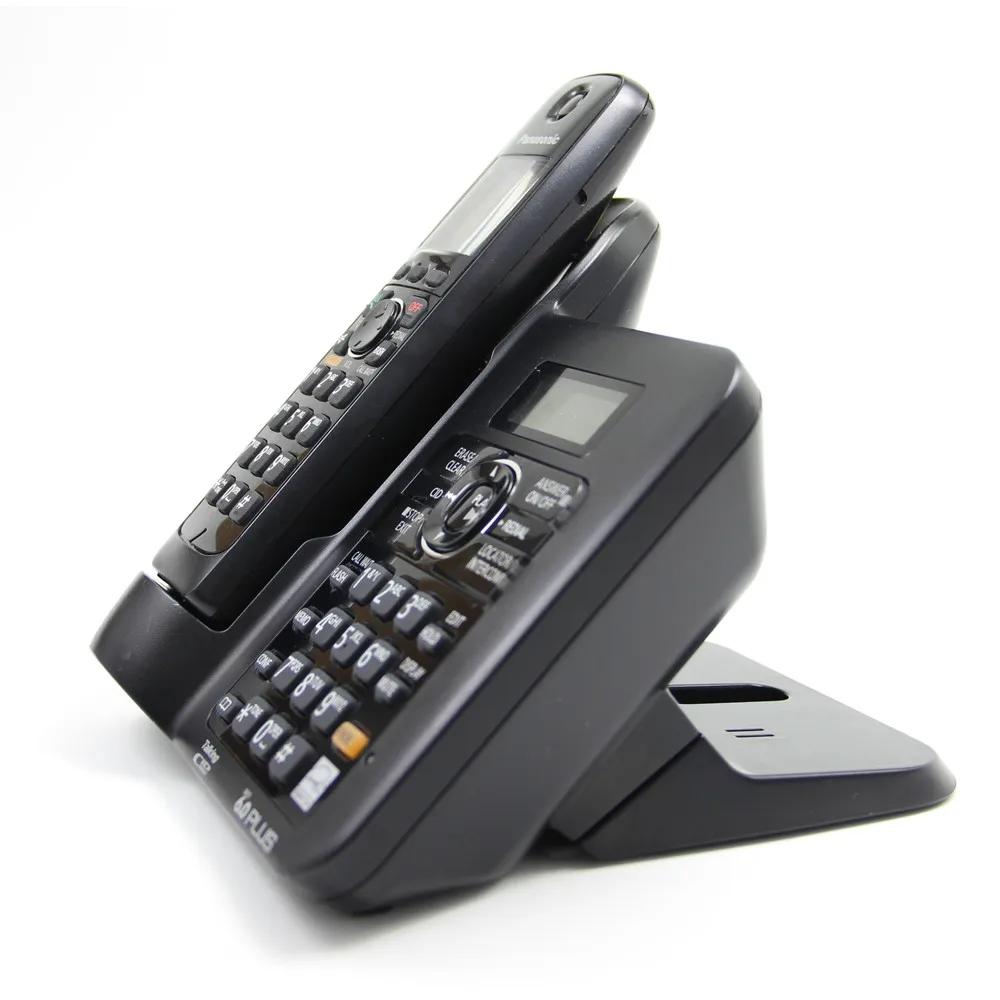 2 телефонов KX-TG6641 серии DECT 6.0 цифровой беспроводной телефон черный с автоответчик