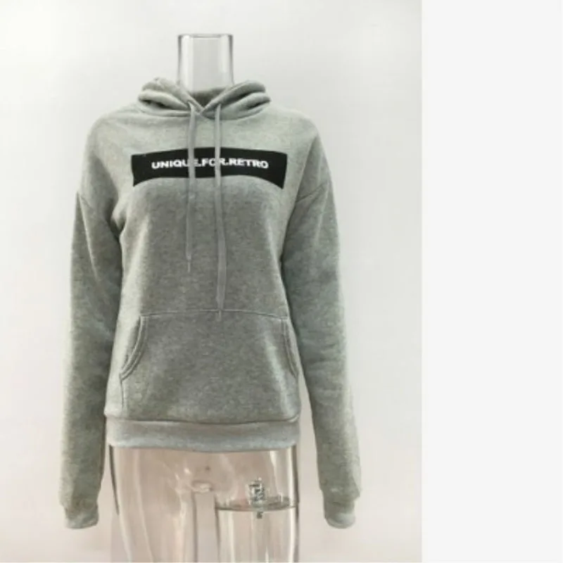 Женский флисовый пуловер с длинными рукавами и геометрическим рисунком|Женские