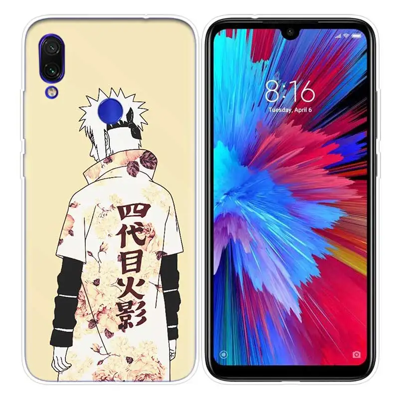 Чехол аниме Наруто для Xiao mi Red mi Note 7 8T 7S K20 8A S2 6 6A 7A 5 Pro mi Play 9T A1 A2 8 Lite Poco F1 силиконовый чехол для телефона