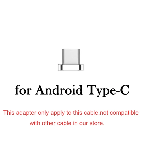 Магнитный телефонный кабель Android type-C Micro USB для Xiaomi 9 Google Pixel 3A huawei P20pro mate 10lite LG G7 Магнитный кабель для зарядки - Цвет: Plug for Type-C