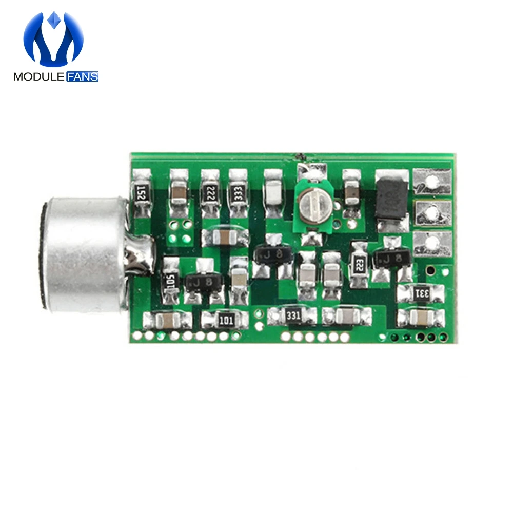 FM Transmitter Pickup Pick up Module Mini Wireless Microphone MIC Wireless Audio Transmitter FM Emission MIC Core Board V4.0
