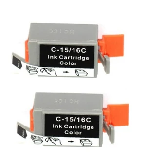 Цветной картридж с чернилами 2 шт. совместим фотографиями i80 ip90 ip90v BCI15 BCI 16 |