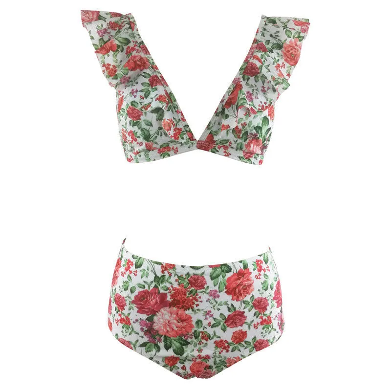 Пикантные цветочный принт Фантазии бразильский летний праздник купальник