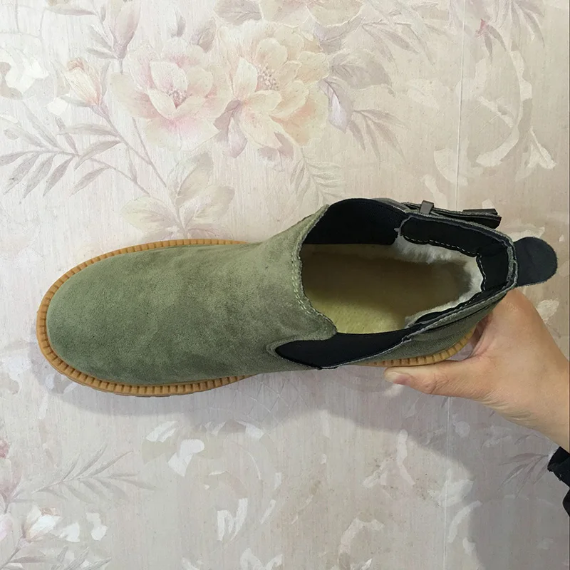 Женские ботинки Челси зимние большого размера 41 T023 2019|botas fashion|chelsea bootsboots ladies |