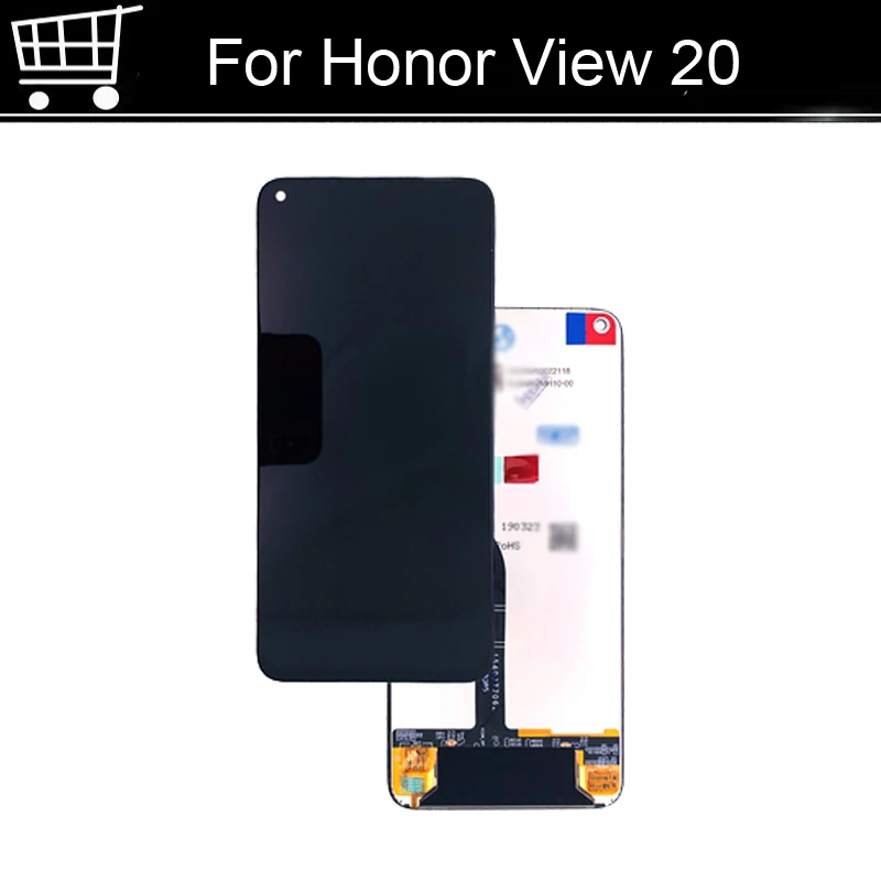 100% протестированный ЖК экран для Huawei Honor View20 оригинальный дисплей + сенсорный в