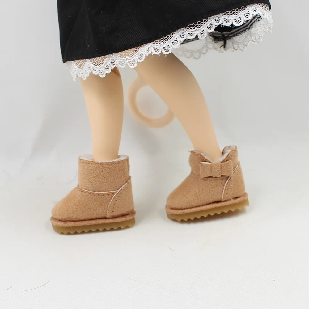 Ботинки для куклы Blyth шарнирные ICY Licca 1/6 теплые зимние разноцветные ботинки снега