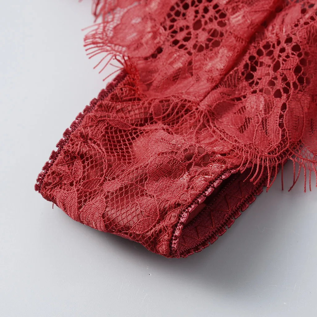 Женское кружевное нижнее белье однотонный комплект с кружевным бюстгальтером и