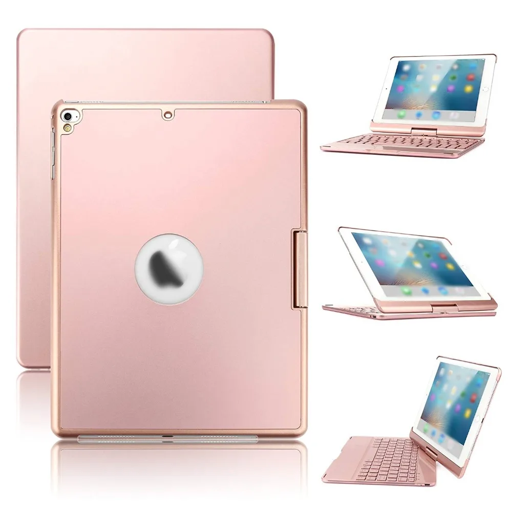 Для iPad 9 7/iPad Pro беспроводная клавиатура случае анимус 7 цветов bluetooth-клавиатура с