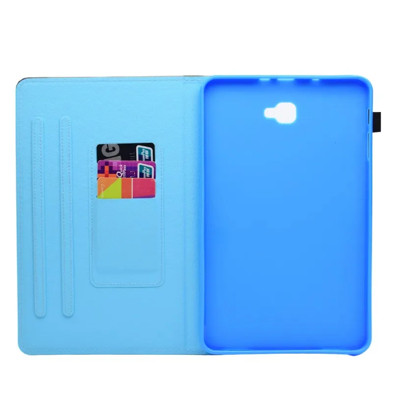 Чехол для samsung Galaxy Tab A6 T580, чехол с подставкой и изображением единорога из искусственной кожи, чехол для samsung Tab A 10,1 T580 T585 SM-T580 T580N, чехол
