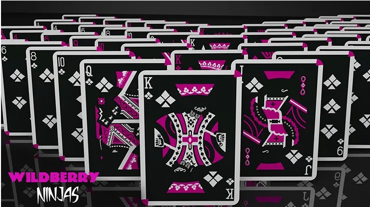 ITgimmick Cardistry Ninja Wildberry от De'vo vom Schattenreich and Handlordz Poker|Волшебные фокусы| |