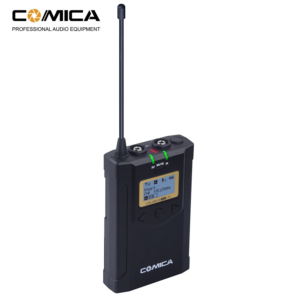 COMICA CVM-WM100 PLUS UHF 48-канальный моно стерео мониторинг в реальном времени