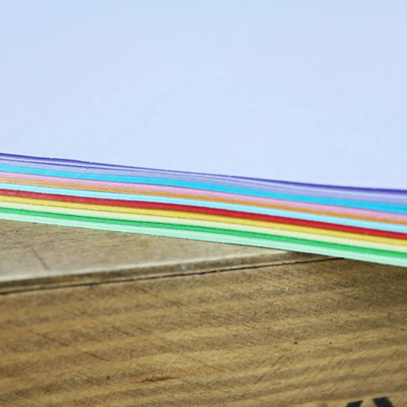 100 шт. квадратный раскладной Бумага цветной двусторонний листов и рисунком в виде