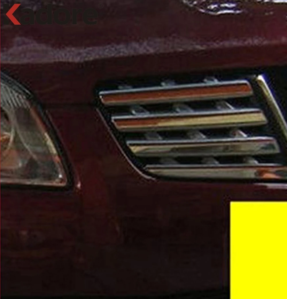 Стайлинг автомобиля для Nissan Qashqai Dualis 2007 2009 хромированный передний центральный