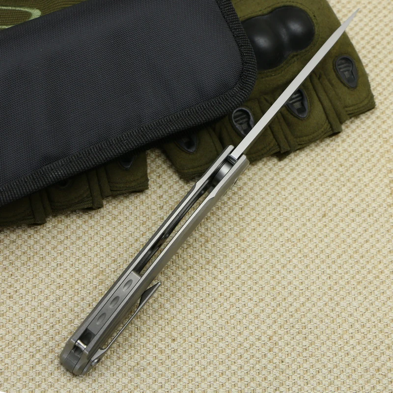 Складной нож TIGEND RUS RFT MRBS D2 лезвие с титановой ручкой тактические охотничьи ножи