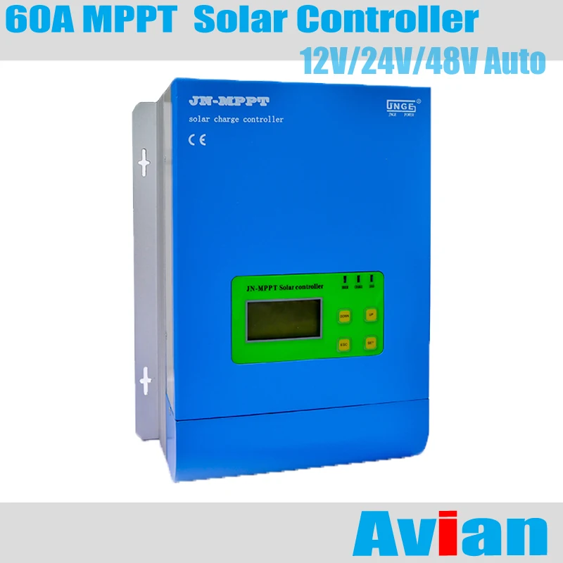 MPPT 60A контроллер солнечного заряда 12В/24В/48В авто для PV системы супер индукторы