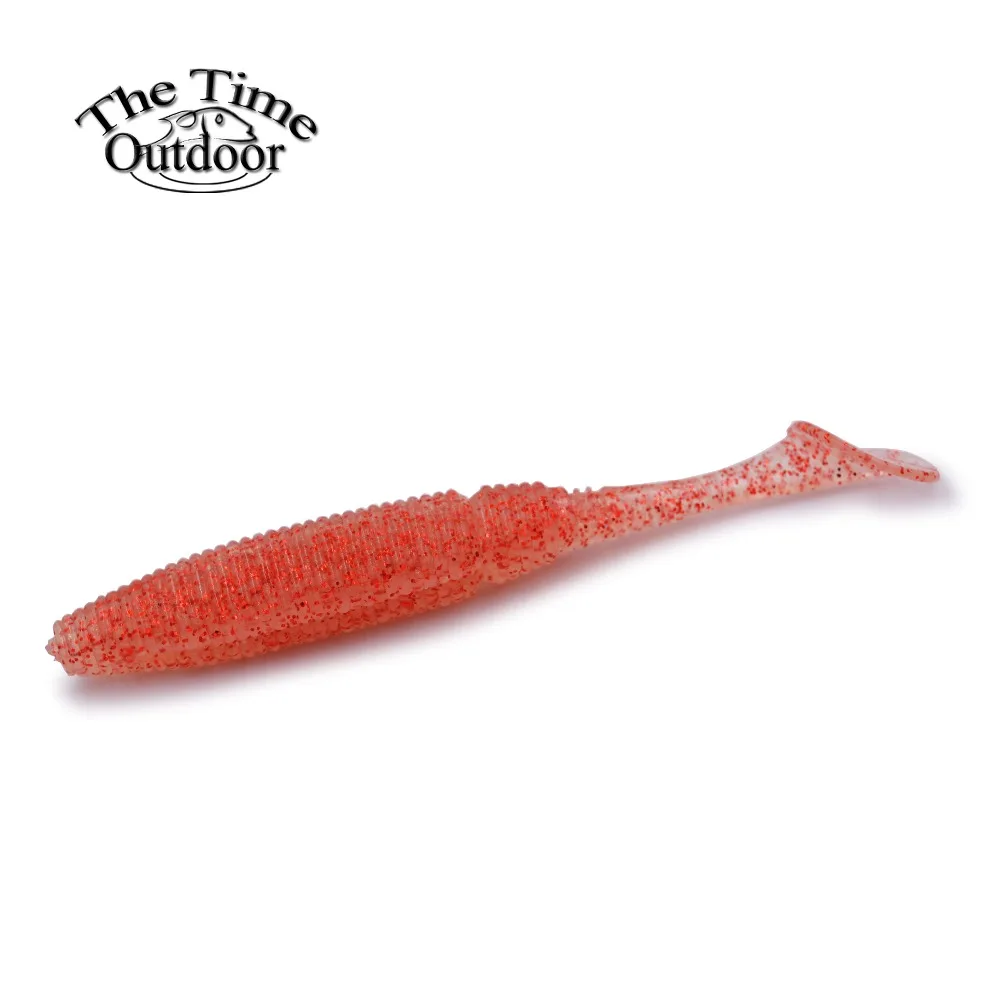 10cm/8g 6 pcs/pack Flexible Soft fishing Lure with silicone worm baits artificial lures high quality grubs Fishing bait | Спорт и