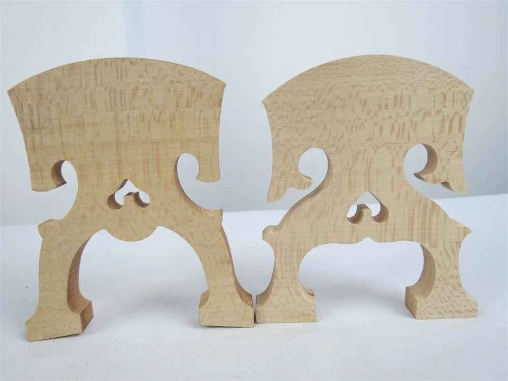 

10pcs baroque style fine maple cello bridges 4/4,different mode
