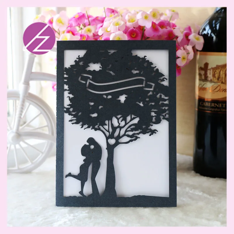 Бесплатная печать Персонализированные вырезки в форме любовного дерева