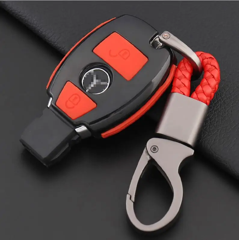 УГЛЕРОДНЫЙ мужской чехол для ключа автомобиля Mercedes Benz BGA AMG W203 W210 W211 W124 W202 W204 W205 W212