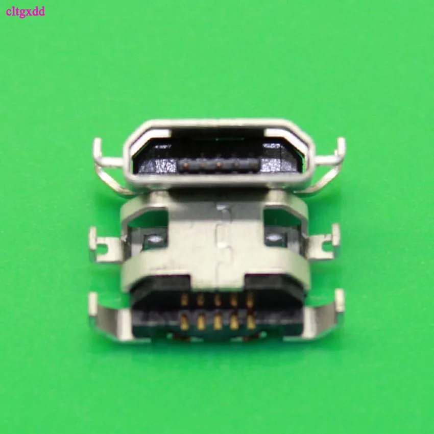Cltgxdd 10 шт. Micro USB 5pin B Тип гнездовой разъем для мобильного телефона 5 pin зарядки (A