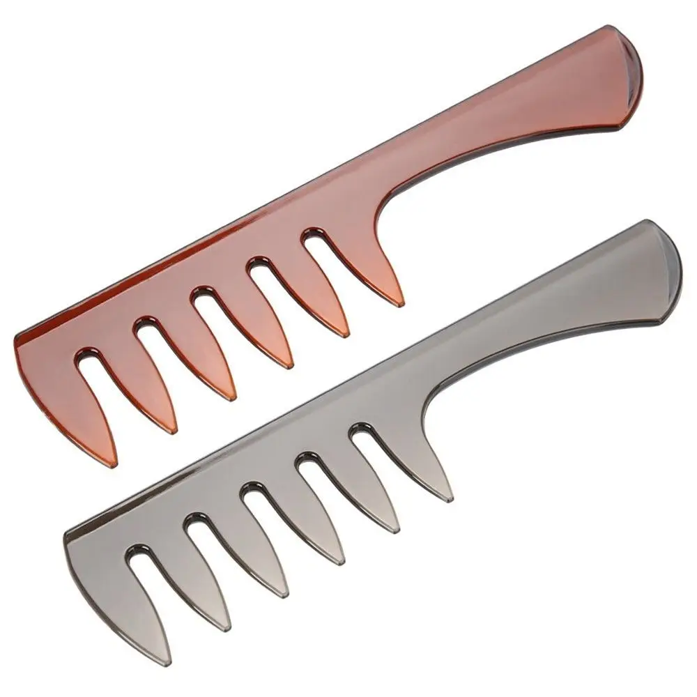 1 шт. модная профессиональная расческа с широкими зубцами для вьющихся волос