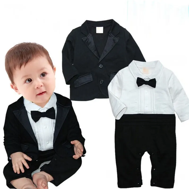 Формальный комбинезон для новорожденных одежда мальчиков свадебные костюмы