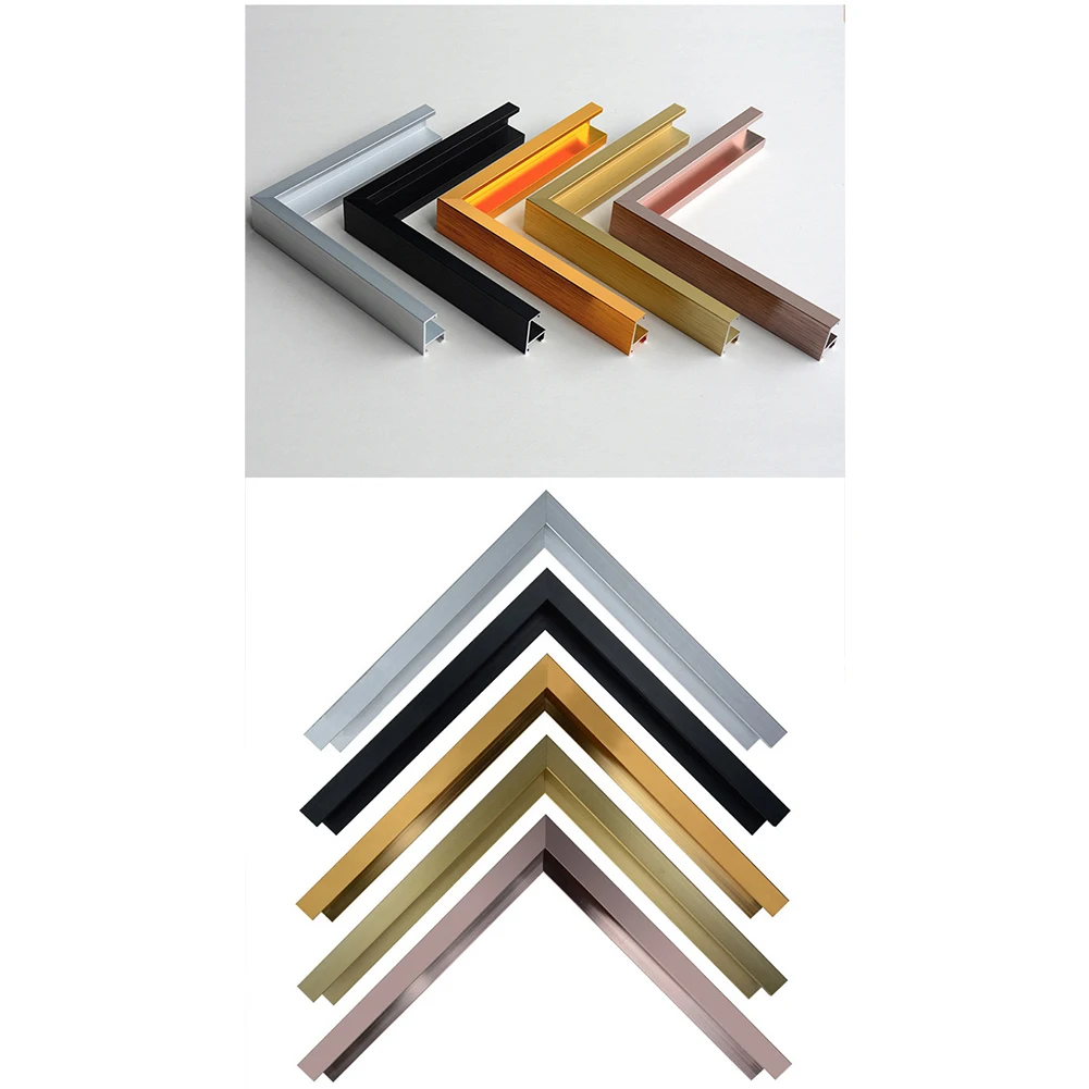 Customize DIY Modern Aluminum Alloy Frames with Any Size For Canvas Painting Vintage Kraft Posters Classic Wall Stickers | Дом и сад