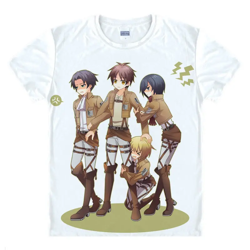 Обувь для косплея по аниме атака на Титанов Футболка черные спортивные брюки