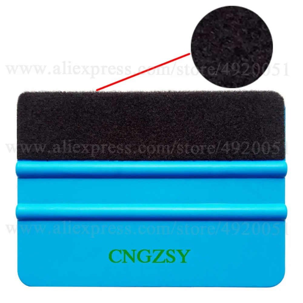 4 шт. прямоугольная прочная ручная синяя виниловой оберточной пленки наклейка