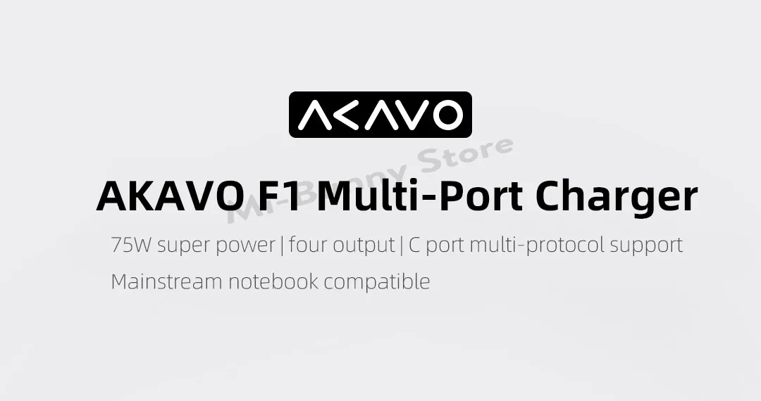 Xiaomi AKAVO F1 многопортовое зарядное устройство 75 Вт Супер мощность C порт мульти-протокол sup порт основной ноутбук совместимый для Redmibook 14