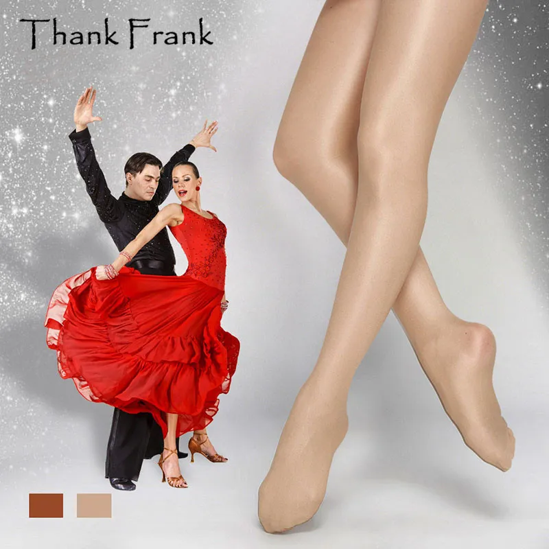 Утолщенные латинские Бальные колготки с мерцающими полосками для латинских