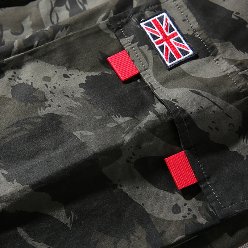 

Men's Cargo Pants Casual Multi Pockets Military Camouflage Pants Fashion Trend Beam Feet Pants Cotton Male Trousers 4XL