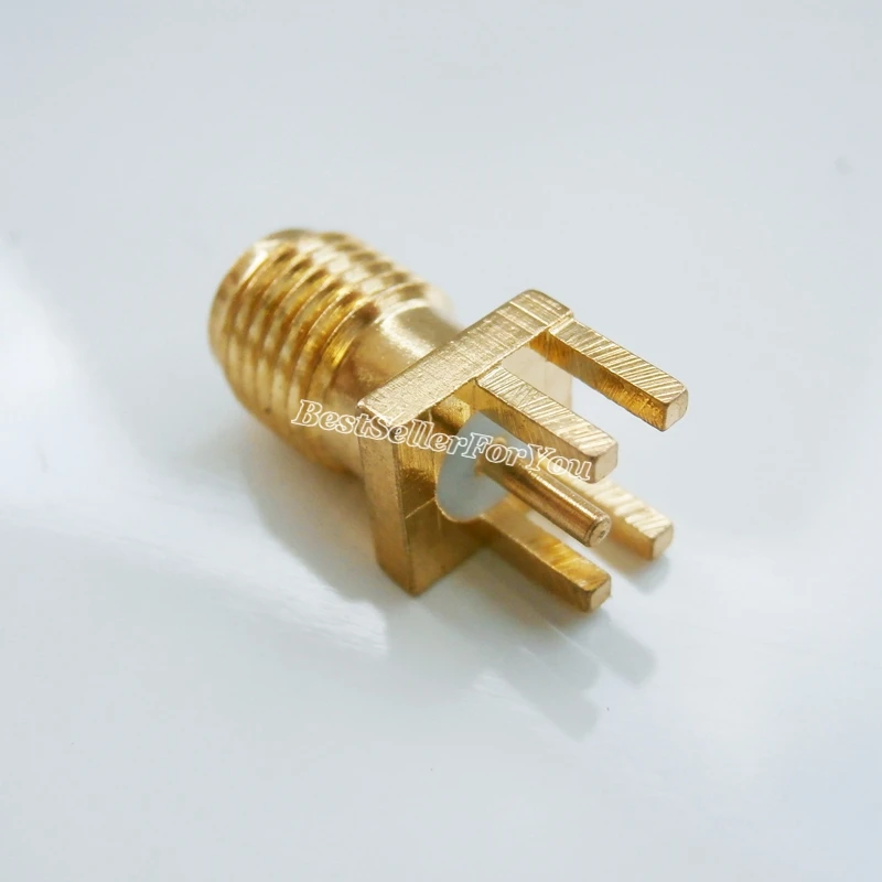10 шт. гнездовой разъем SMA 0 62 ''гнездо PCB кронштейн для пайки RF Соединительный