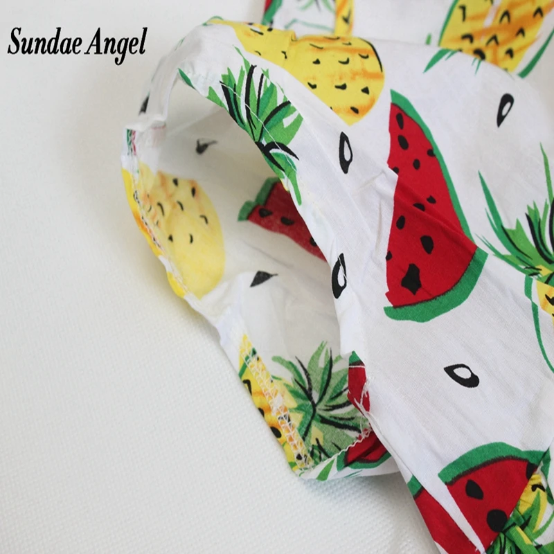 Платье для маленьких девочек без рукавов с принтом в виде арбуза | Детская одежда